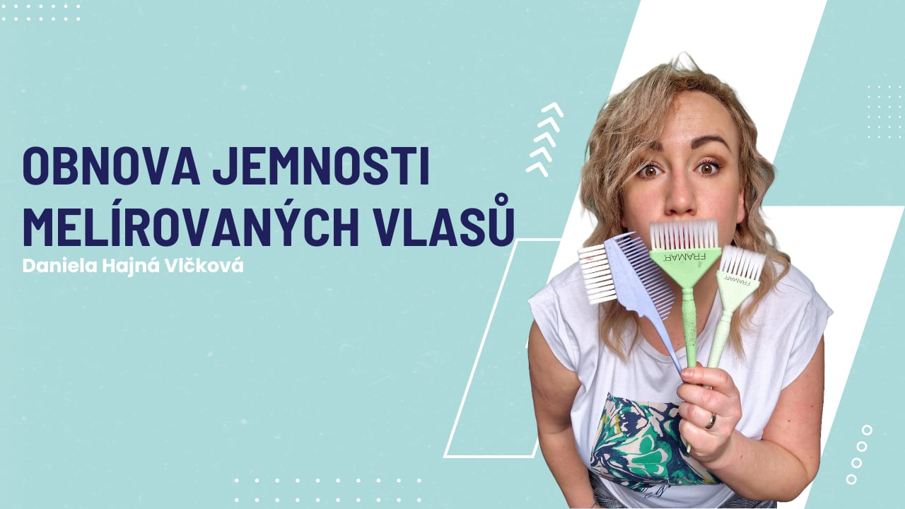 Obnova jemnosti melírovaných vlasů